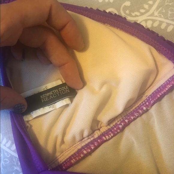 Kenneth Cole Reaction Slimming Waste Swim Dress - Picture 4 of 8